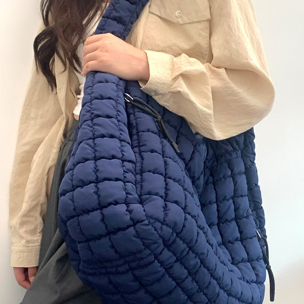 Quilted Carryall Crossbody Bag